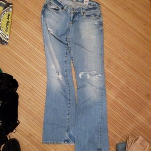 Low cut lucky brand denim jeans